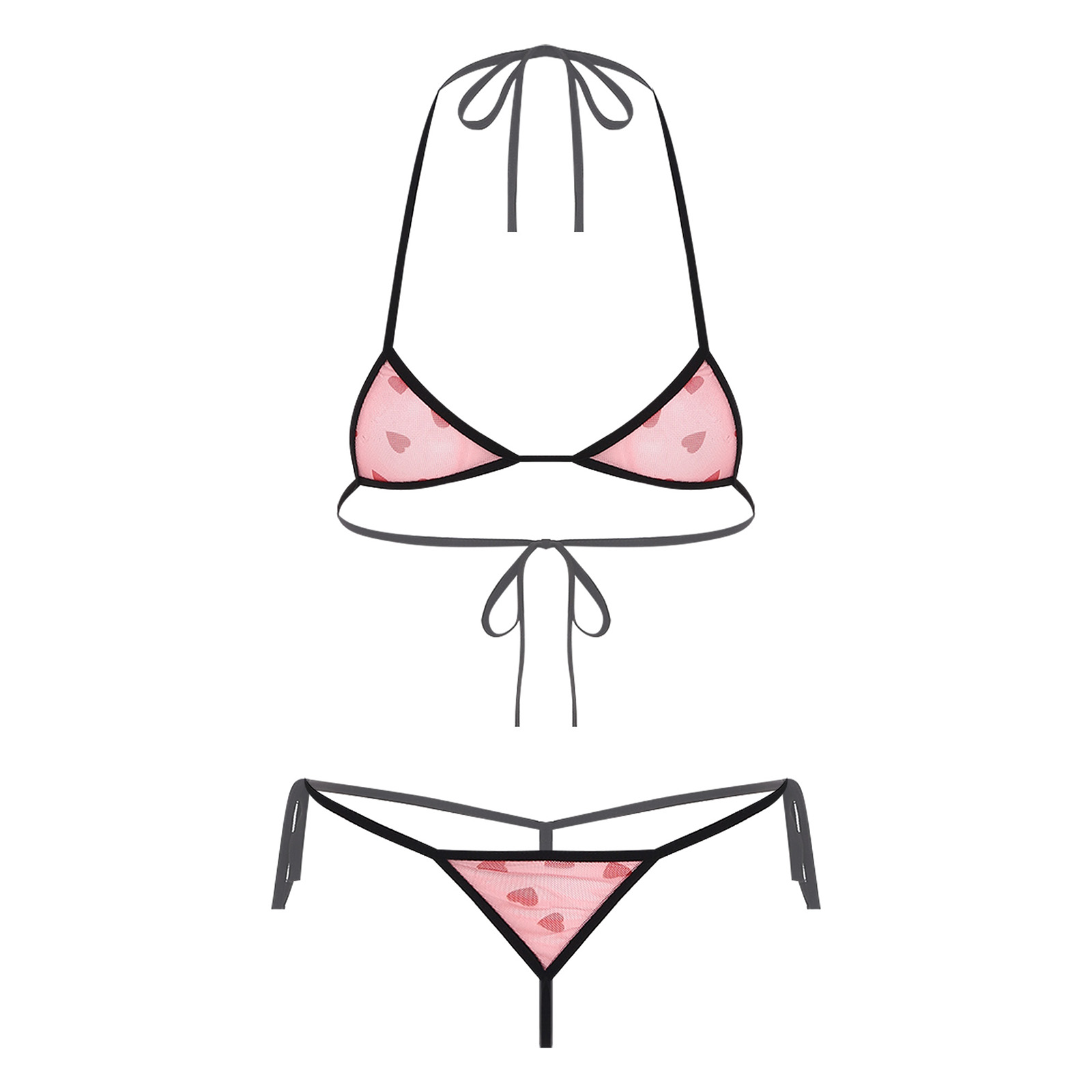 Womens Micro Mini Bikini Linge - Sheer Mesh Bra avis et prix
