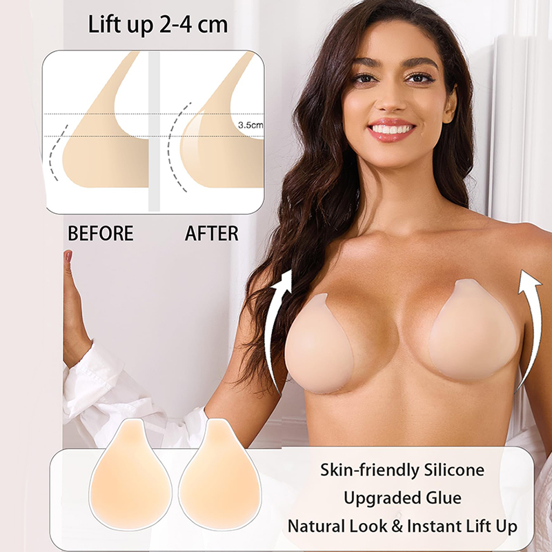 1/2 Pairs Women Sticky Bra Pus - Backless Bra Sticky avis et prix