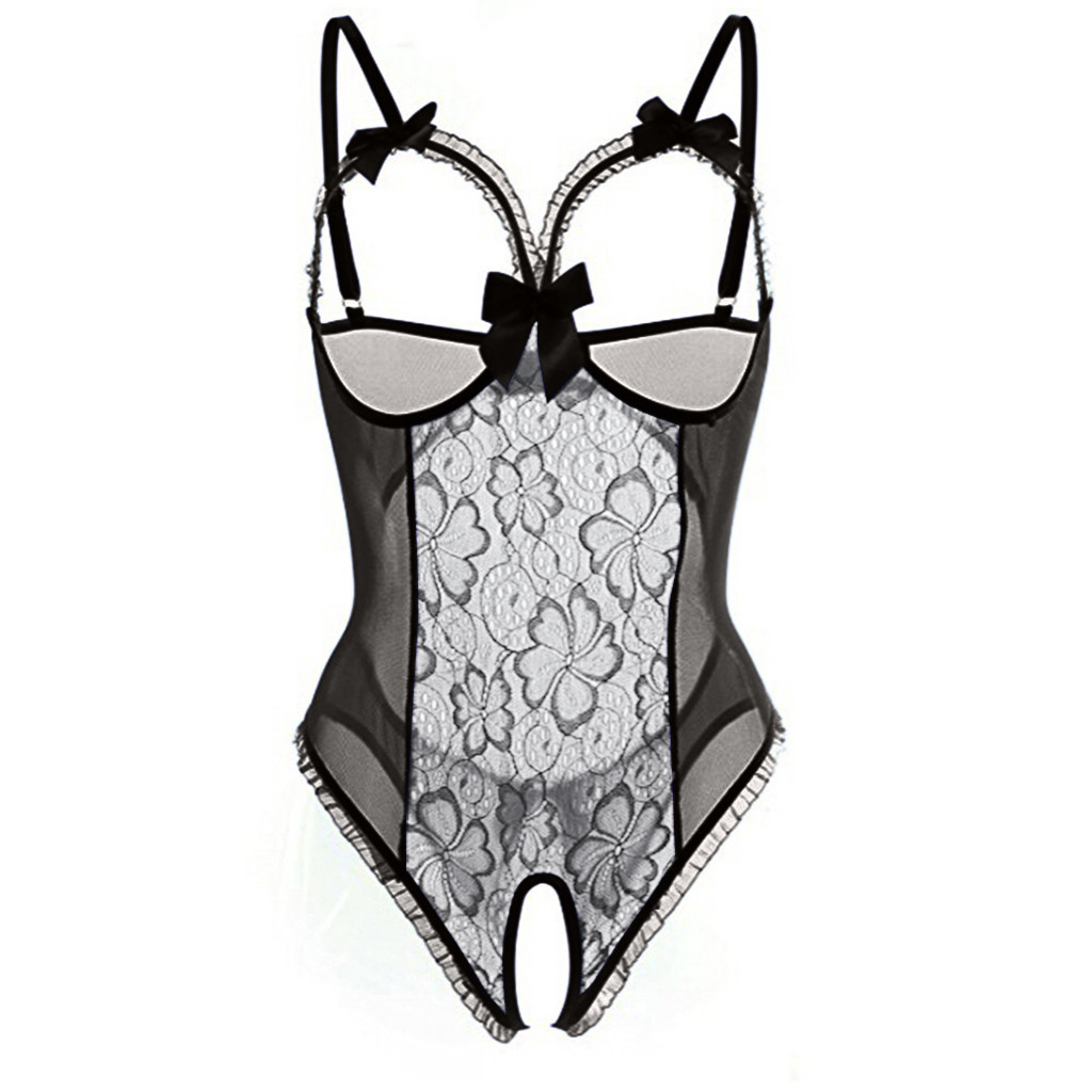 Transparent Sexy Lingerie Set  - Sheer Bra Lace avis et prix