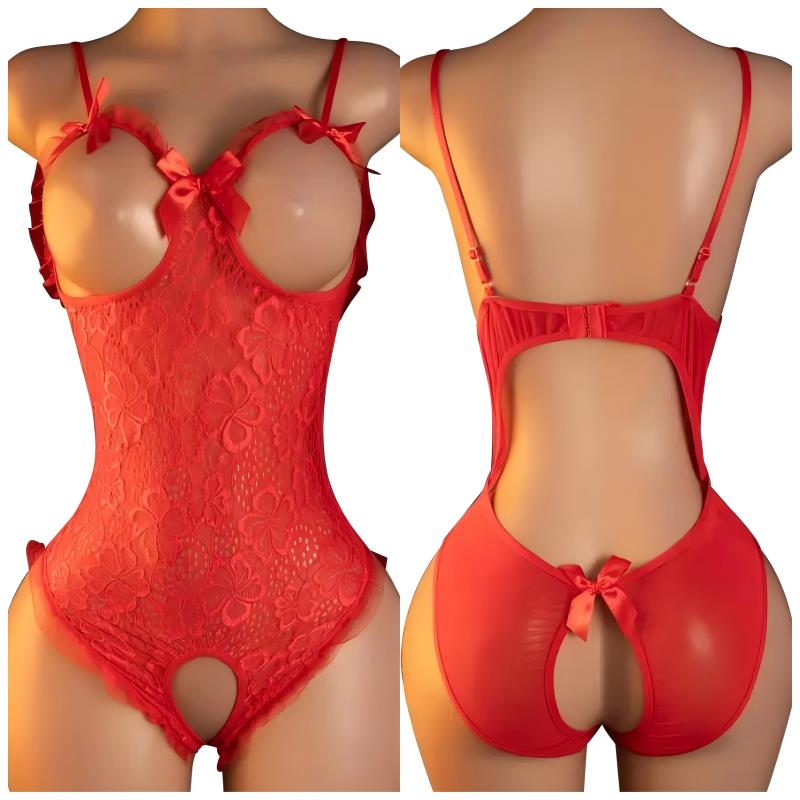 Transparent Sexy Lingerie Set  - Sheer Bra Lace avis et prix