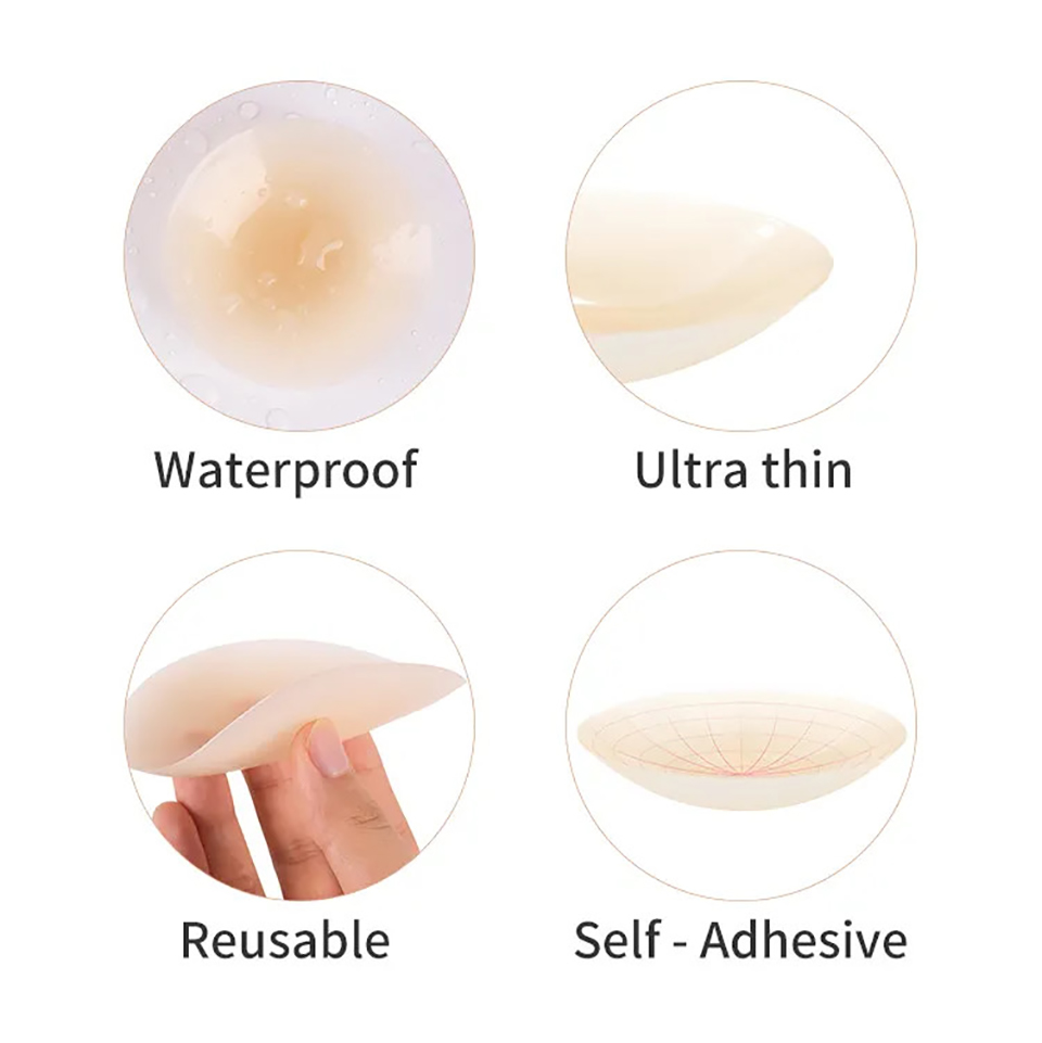 Reusable Silicone Adhesive Nip - Strapless Bra Adhesive avis et prix