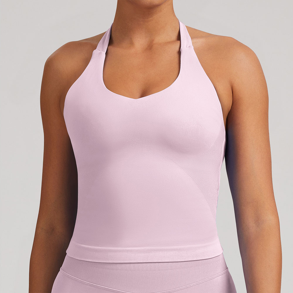 Women's Yoga Vest Seamless Top - T Shirt Bra Seamless avis et prix