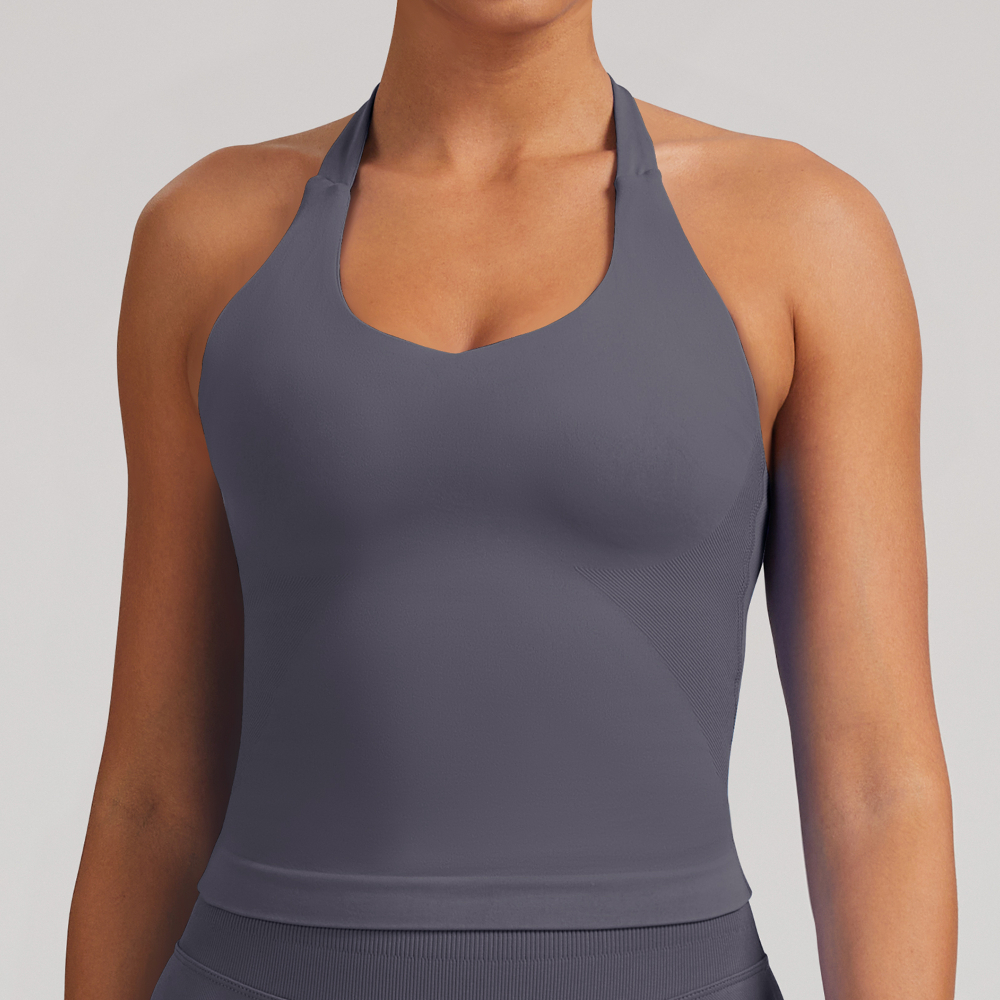 Women's Yoga Vest Seamless Top - T Shirt Bra Seamless avis et prix