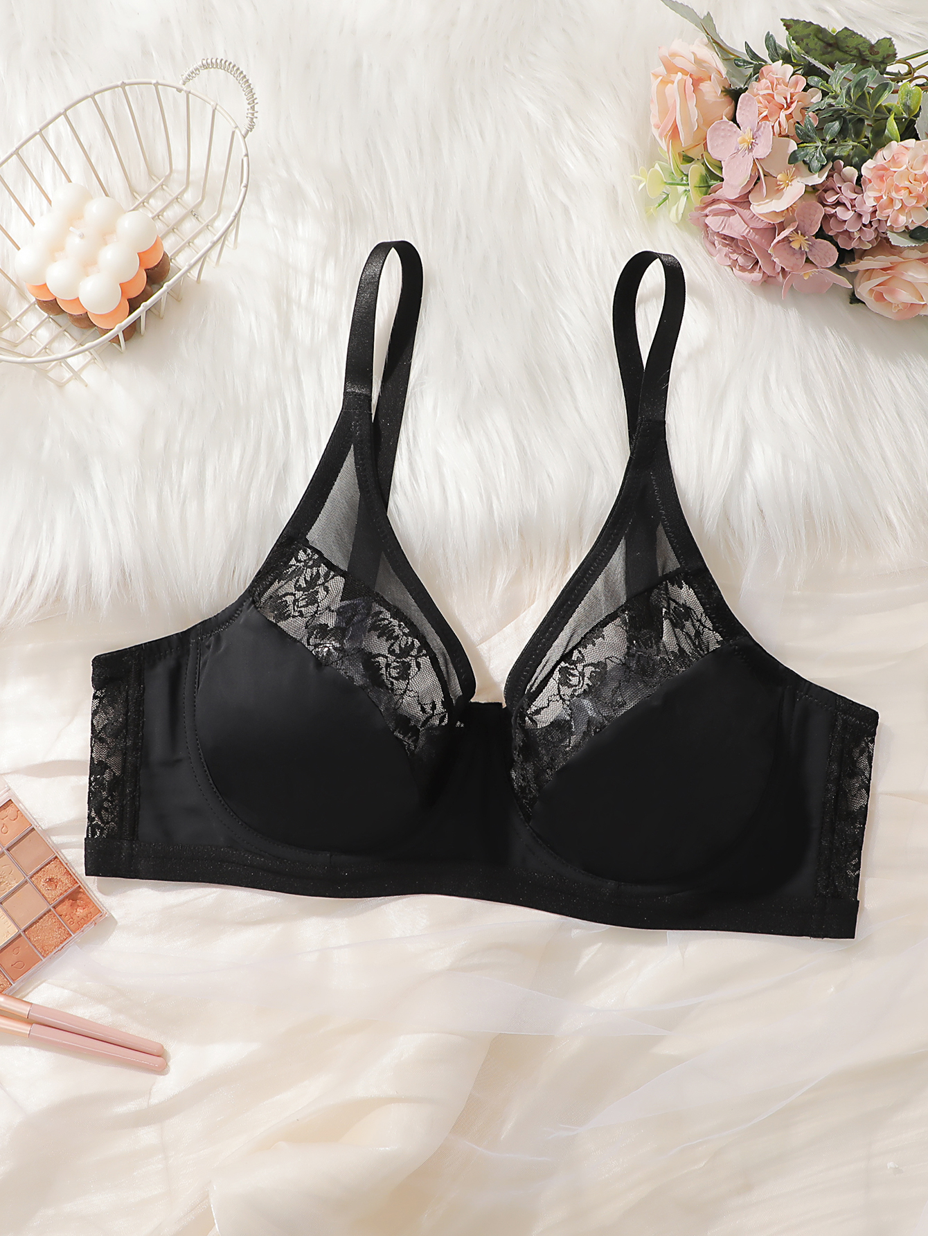 Plus Size Lace Minimizer Bra,  - Minimizer Bra Women avis et prix