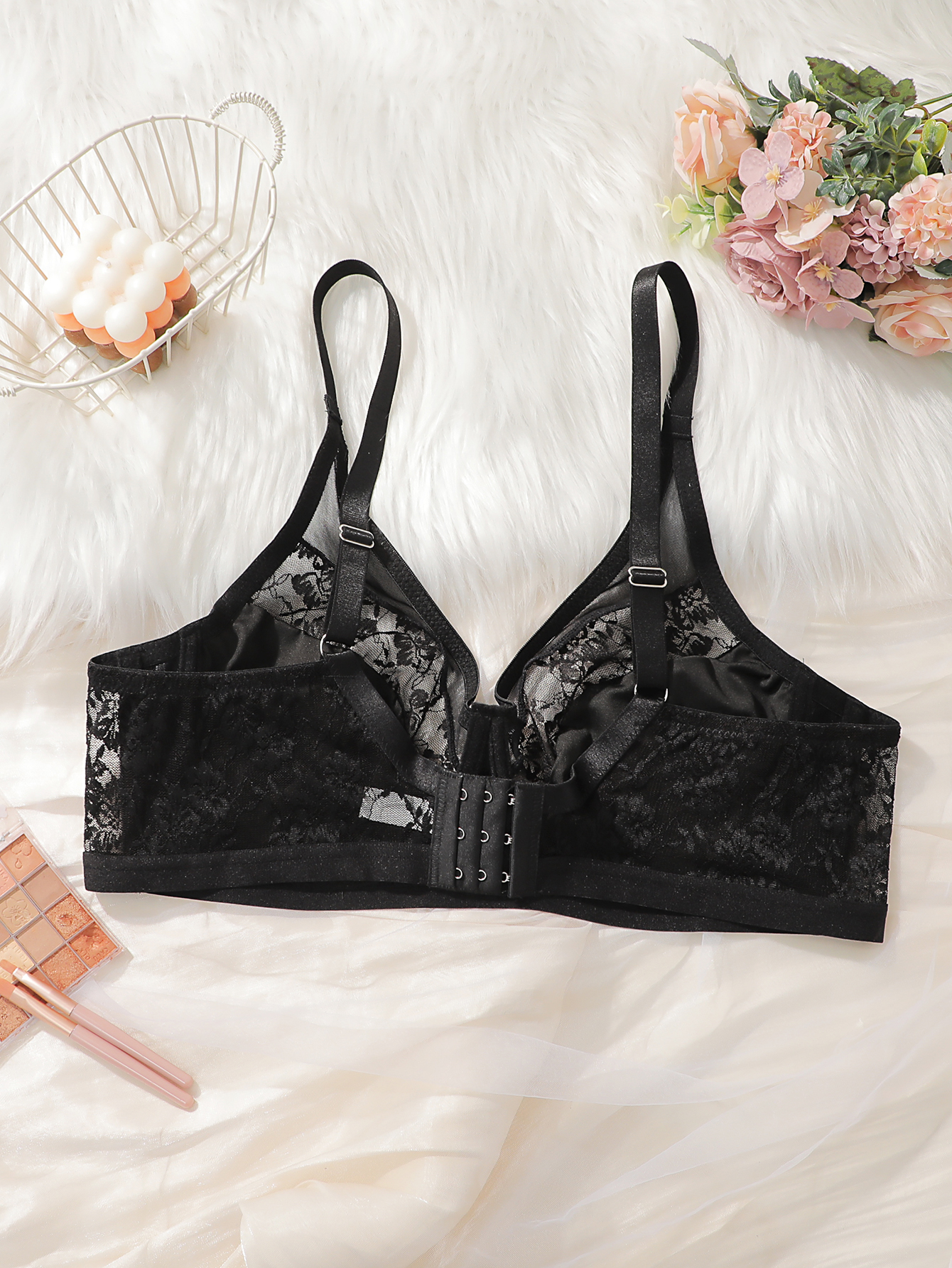 Plus Size Lace Minimizer Bra,  - Minimizer Bra Women avis et prix