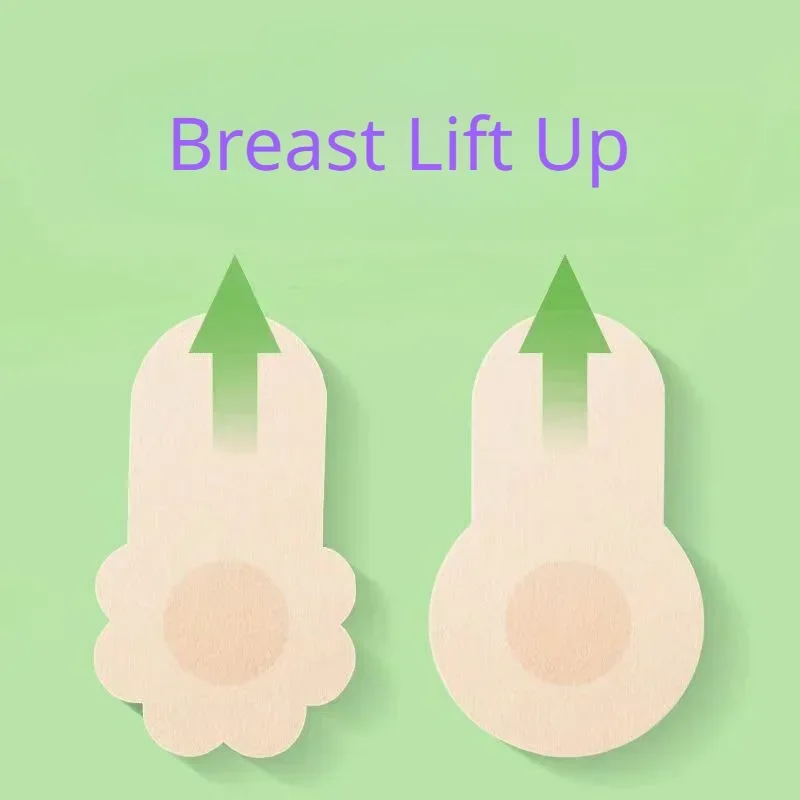 10pcs Women's Invisible Breast - Strapless Bra Adhesive avis et prix