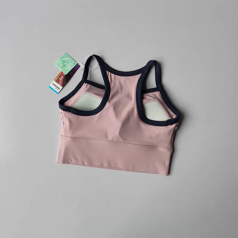 Women Color Block Sports Bra w - Minimizer Bra Women avis et prix