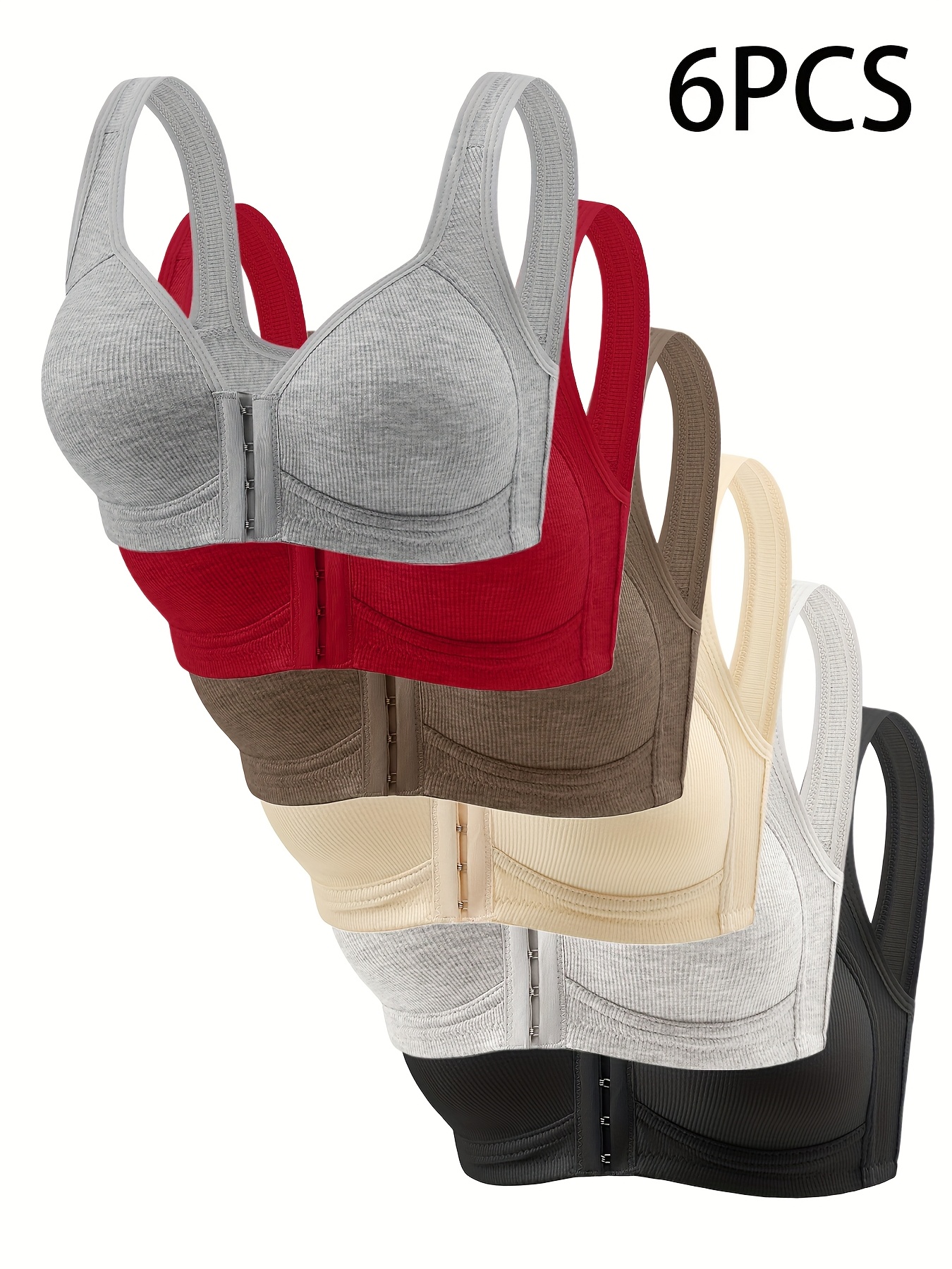 6-Pack Women's Elegant Wire-Fr - Wirefree Bra Comfort avis et prix