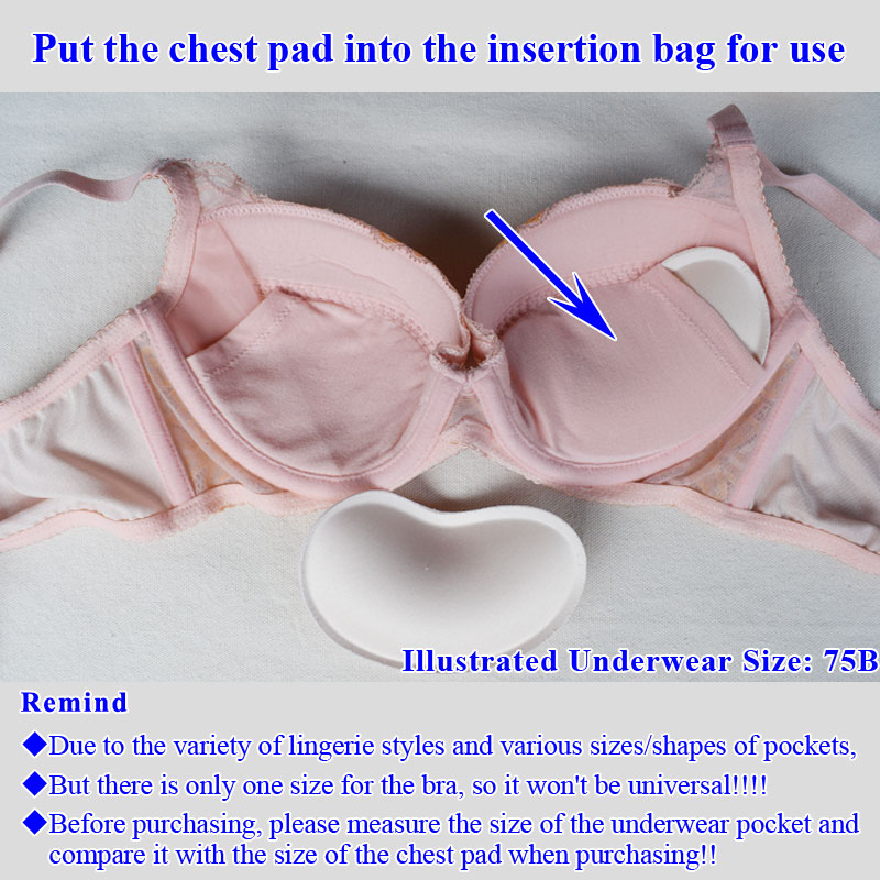 Pad Bra Inner Pad Insert Piece - Push Up Bra Silicone avis et prix