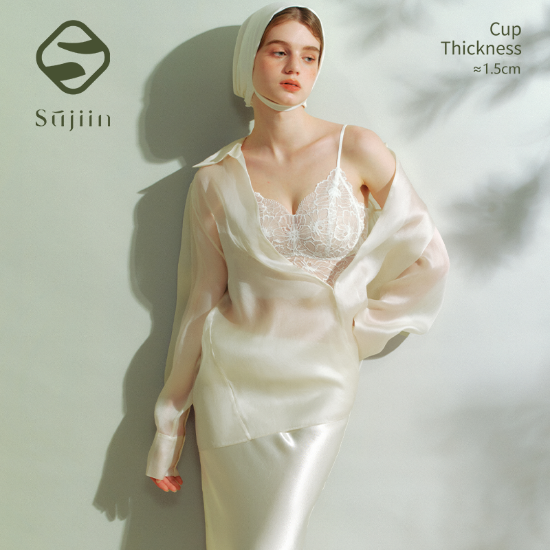 SUJIIN Sexy Lace Cami Tops for - T Shirt Bra Seamless avis et prix
