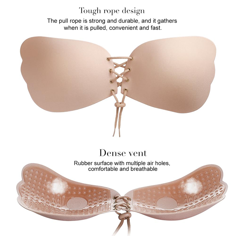 1/2 Pairs Women Summer Backles - Backless Bra Sticky avis et prix