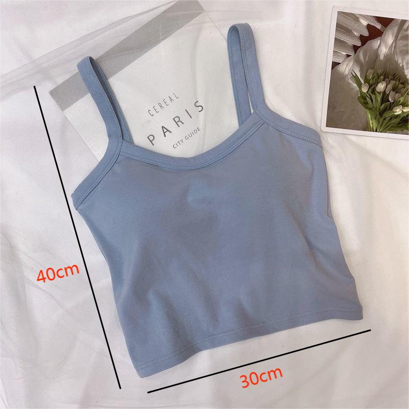Crop Top Women Sexy Sleeveless - T Shirt Bra Seamless avis et prix