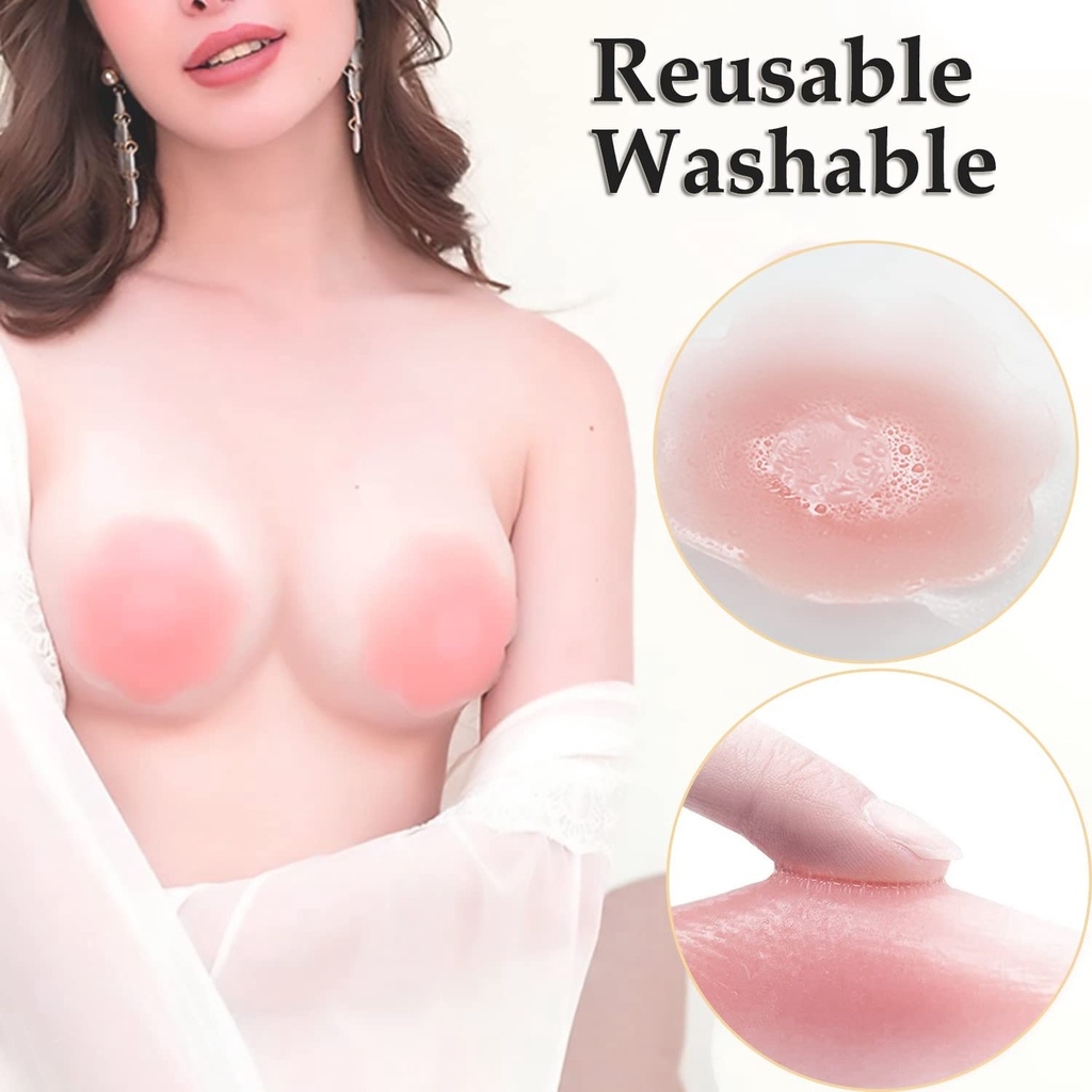 6/12PCS Invisible Self Adhesiv - Push Up Bra Silicone avis et prix