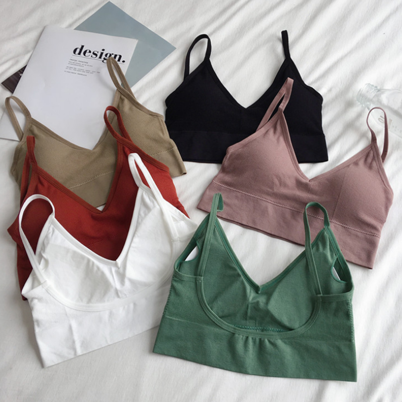 Women Sexy Crop Tops Bra Tube  - T Shirt Bra Seamless avis et prix