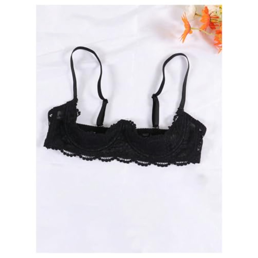 OYOANGLE Women's 1/4 Cup Lace  - Demi Bra Balconette avis et prix
