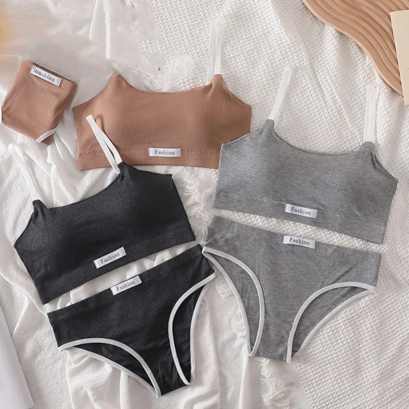 Women Cotton Seamless Bras Set - Cotton Bra Everyday avis et prix