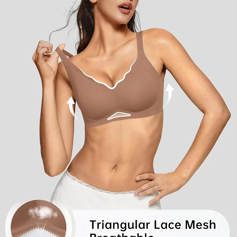 Women’s Wireless Bras Scallope - Wirefree Bra Comfort avis et prix