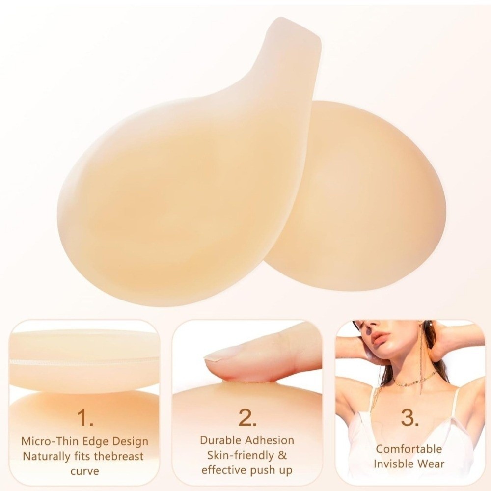 Seamless Silicone Nipple Cover - Push Up Bra Silicone avis et prix