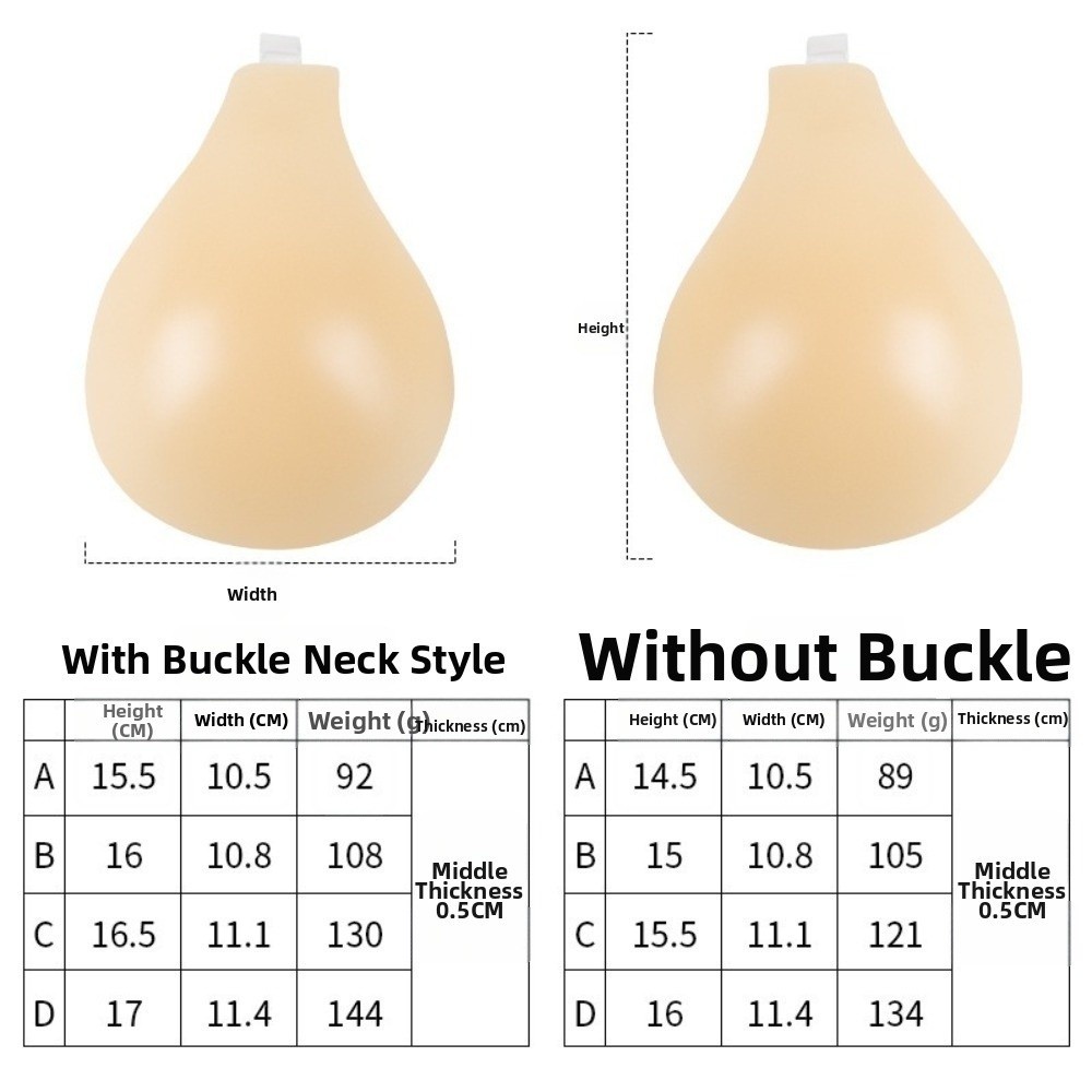 Seamless Silicone Nipple Cover - Push Up Bra Silicone avis et prix