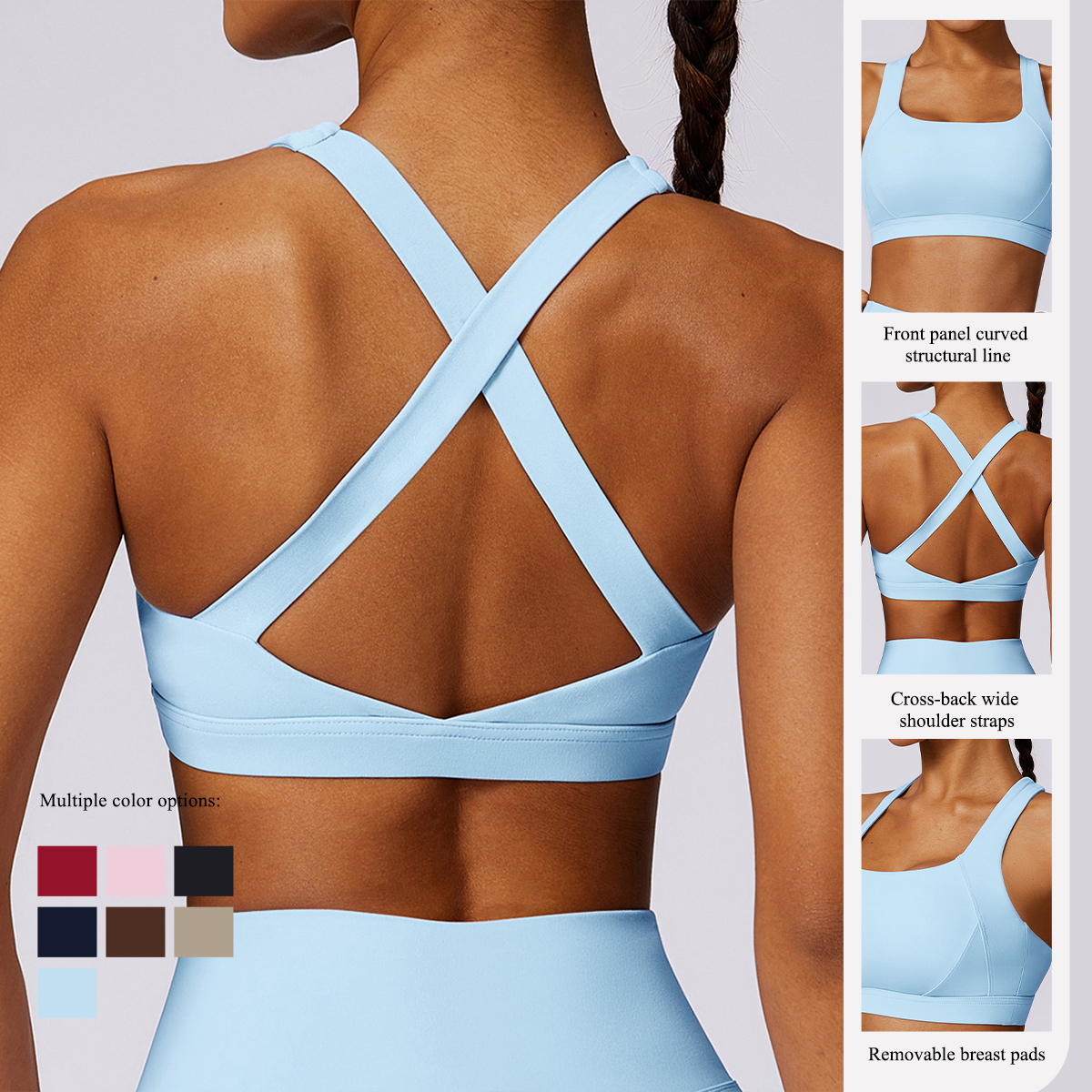 New Summer Women's Shockproof  - Minimizer Bra Women avis et prix