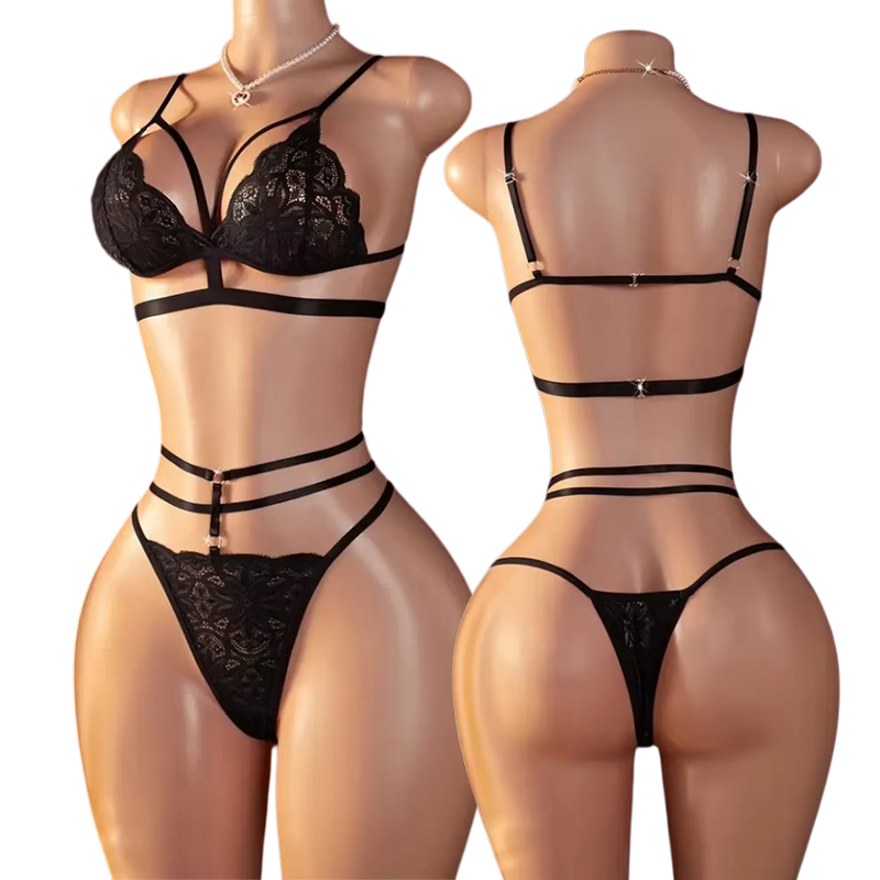 S- XXL Women's Sexy Contrast L - Sheer Mesh Bra avis et prix