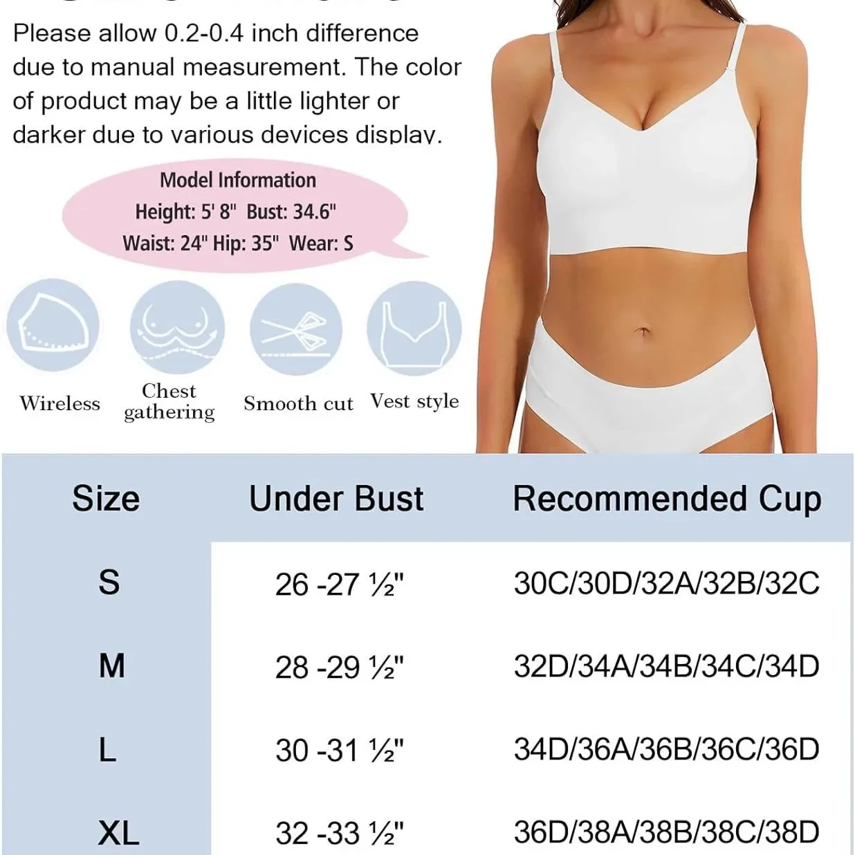 Top RatedSeamlLow Back Bra Sup - Convertible Bra Multiway avis et prix