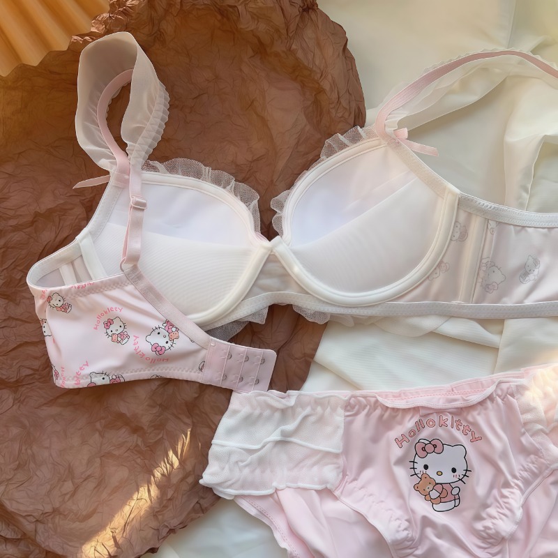 Sanrio Cute Japanese Bra Hello - Lace Bralette Set avis et prix